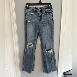 Flying Monkey Flare Crop Jeans